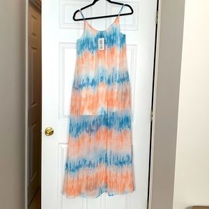 Free Your Heart Apparel tie dye maxi dress